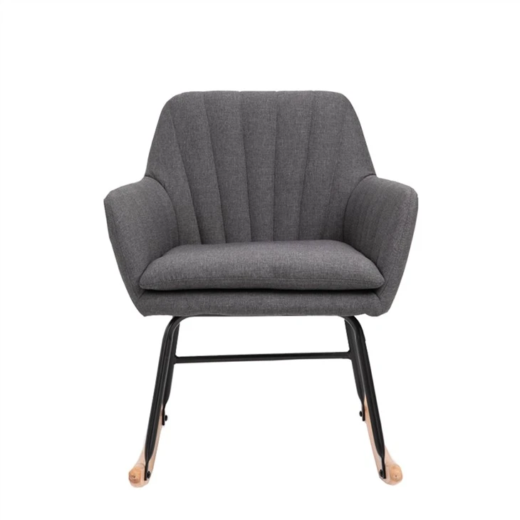Þægilegt mjúkt efni áklæði Leisure Chair ruggustóll