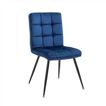 Dúkur borðstofustóll með málmfótum