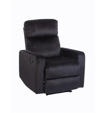 Velvet Fabric Single Recliner sófi