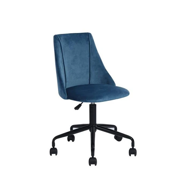 Swivel Velvet Vistvæn skrifstofustóll
