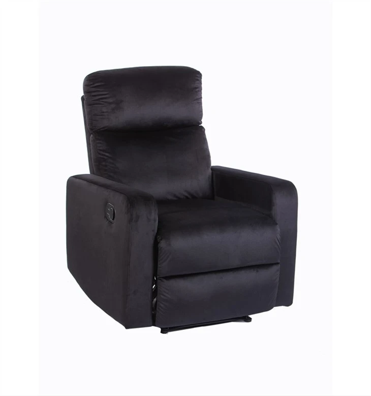Velvet Fabric Single Recliner sófi