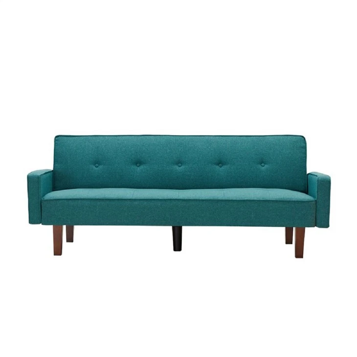 Bólstraður múffaður futon svefnsófi
